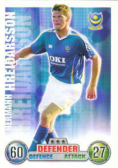 Hermann Hreidarsson Portsmouth 2007/08 Topps Match Attax #227